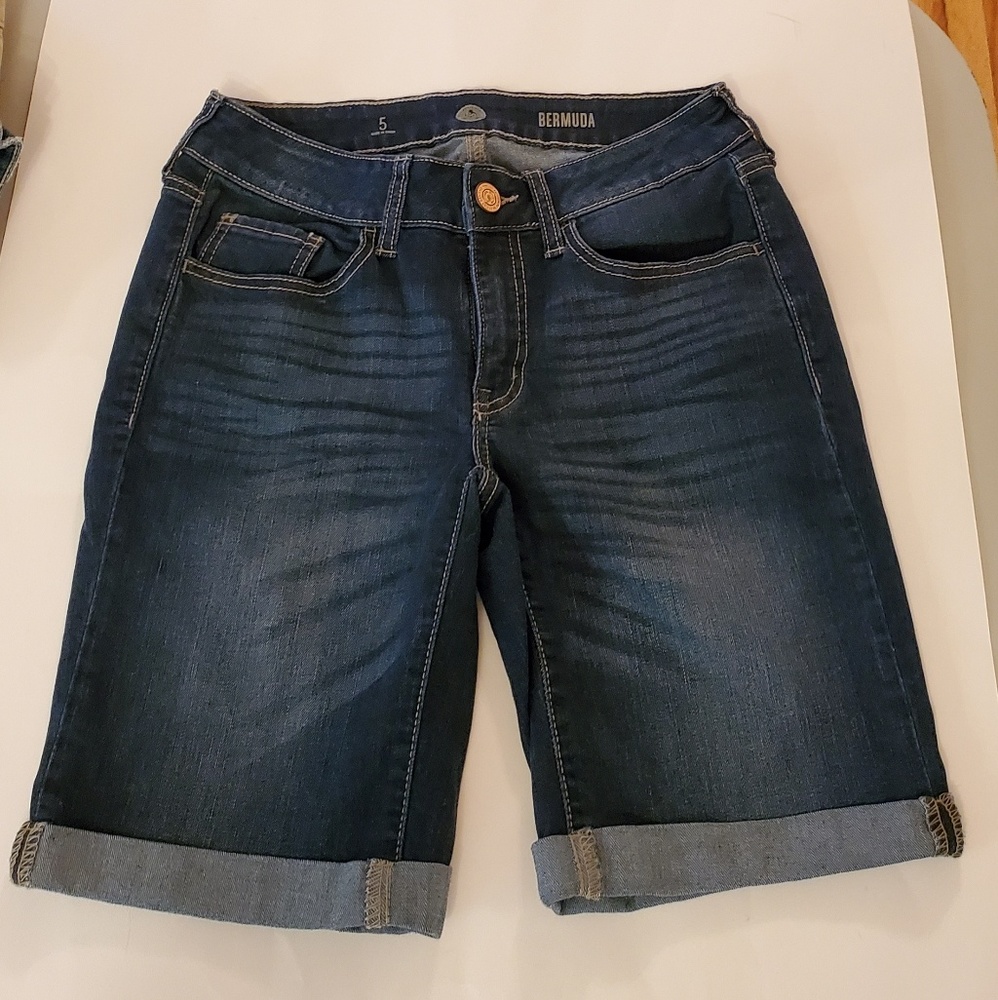 SO womens Bermuda denim shorts